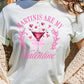 Martinis Are My Valentine Graphic Plus Tee