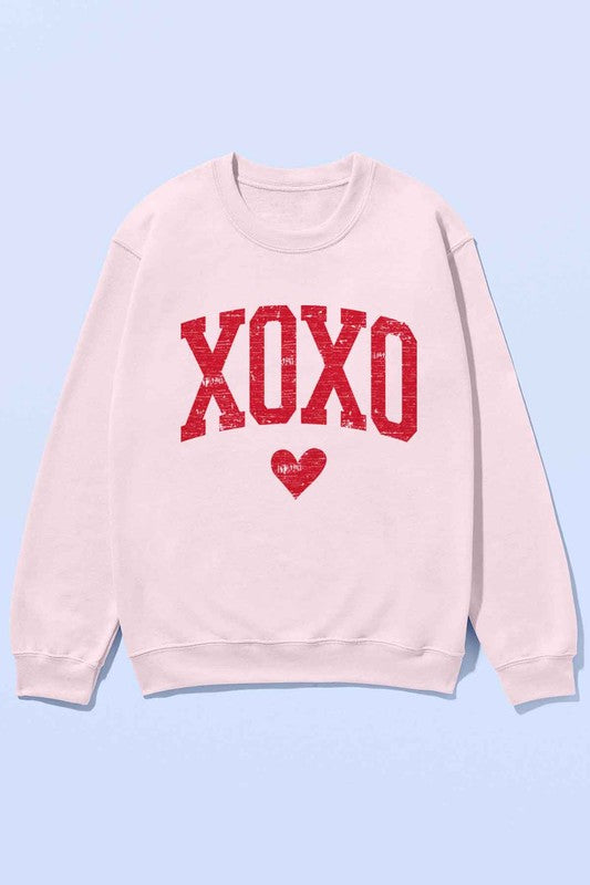 XoXo Love Heart Valentine's Oversized Sweatshirt