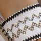 Boho Woven Platform Slide Sandals