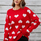 Angel Wings Heart Round Neck Long Sleeve Sweater