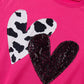 Heart Patch Long Sleeve Sweatshirt