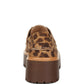 Onglur Leopard Real Suede Leather Oxford Loafers
