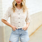 Judy Blue Light Wash Midrise Stitch Hem Denim Shorts