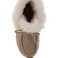 Bunting Faux Fur Collar Flatform Boots