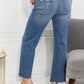 Kancan Melanie Crop Wide Leg Jeans