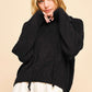 Davi & Dani Drop Shoulder Long Sleeve Hooded Sweater