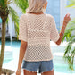 Angel Wings Cutout Cover Up Top