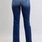 Judy Blue Full Size Washed Straight Leg Jeans with Pockets