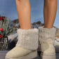 Thermal Faux Fur Suede Platform Boots