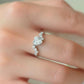 Moissanite Heart 925 Sterling Silver Ring 1 Carat