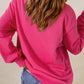 Heart Patch Long Sleeve Sweatshirt