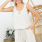 WASHED COMFY TERRY ROMPER