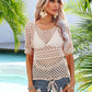 Angel Wings Cutout Cover Up Top