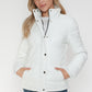 YMI Pocketed Zip Up Turtleneck Puffer Jacket