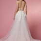 Lace & Beads Embroidered Mermaid Long Wedding Dress NXF485W_6