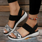 Boho Elastic Strap Comfort Sandals