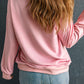 Valentine’s Day XOXO Round Neck Drop Shoulder Sweatshirt