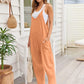 V-Neck Spaghetti Strap Jumpsuit