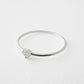 Jade Solitaire Crystal Orb Ring