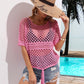 Angel Wings Cutout Cover Up Top