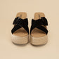 Manta Espadrille Platform Slides