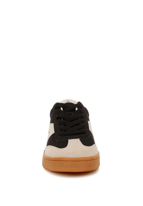 Zoomer Contrasting Patchwork Chunky Sneakers