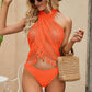 Openwork Tassel Hem Convertible Cover Up