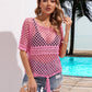 Angel Wings Cutout Cover Up Top
