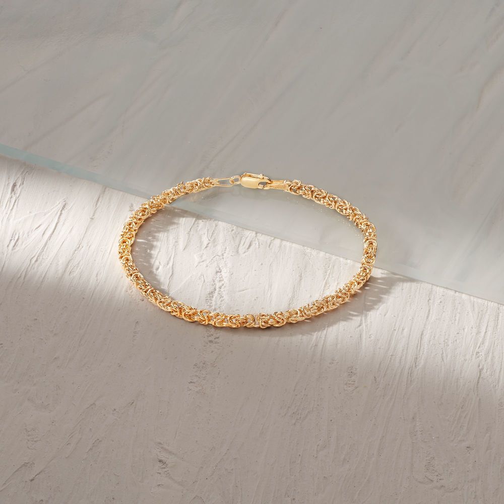 Sleek & Classic Italian Design Byzantine Bracelet