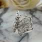 Filigree Art Butterfly Design Woman Silver Statement Ring
