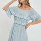 Off Shoulder Ruffle Dress