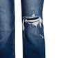 Feeling Empowered Denim Distressed Boot Cut Jeans