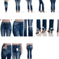 Feeling Empowered Denim Distressed Boot Cut Jeans