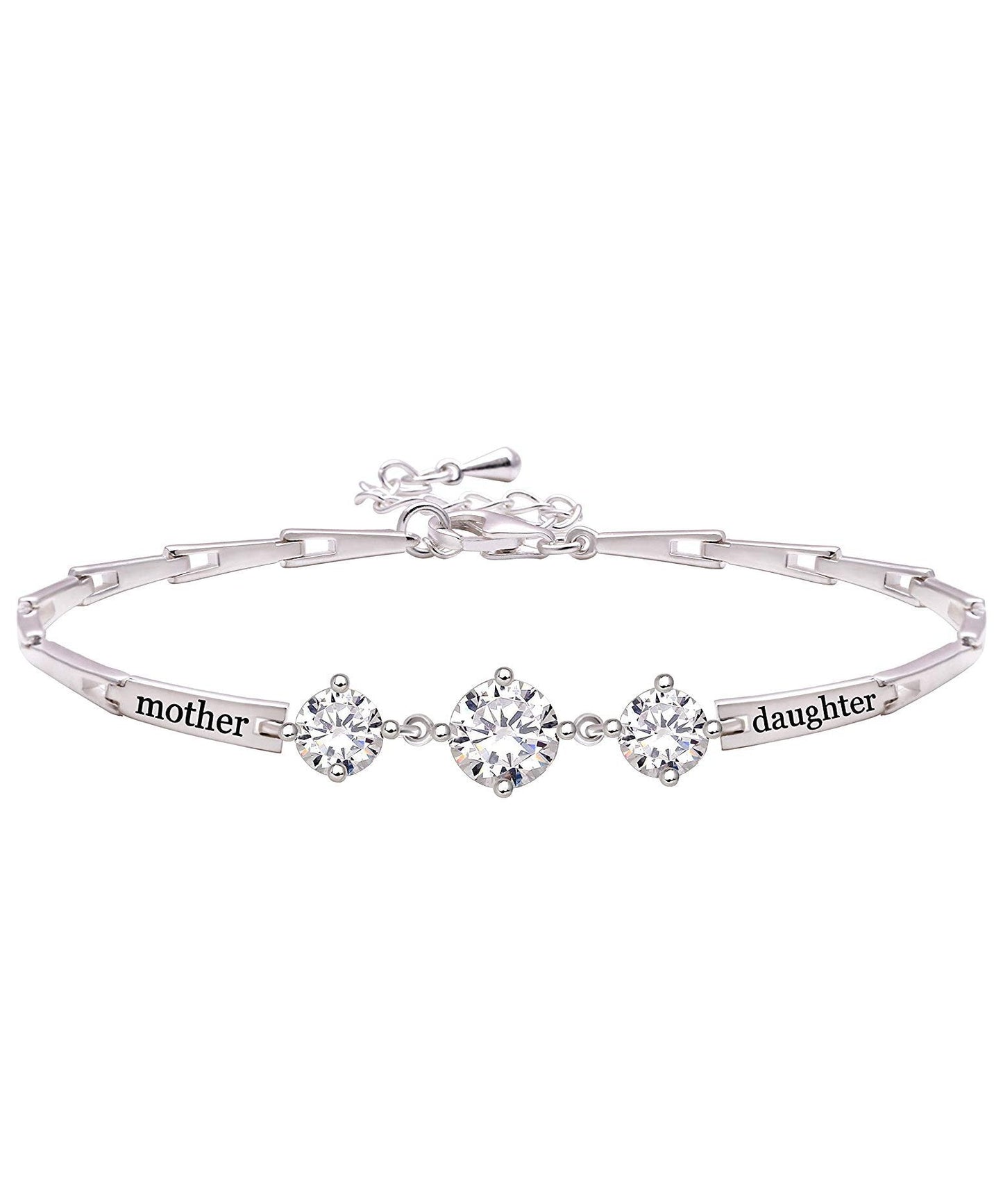 Triple Diamond MOTHER-DAUGHTER Bracelet