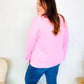 Eyes On You Pink Mineral Wash Rib Notch Neck Pocket Top