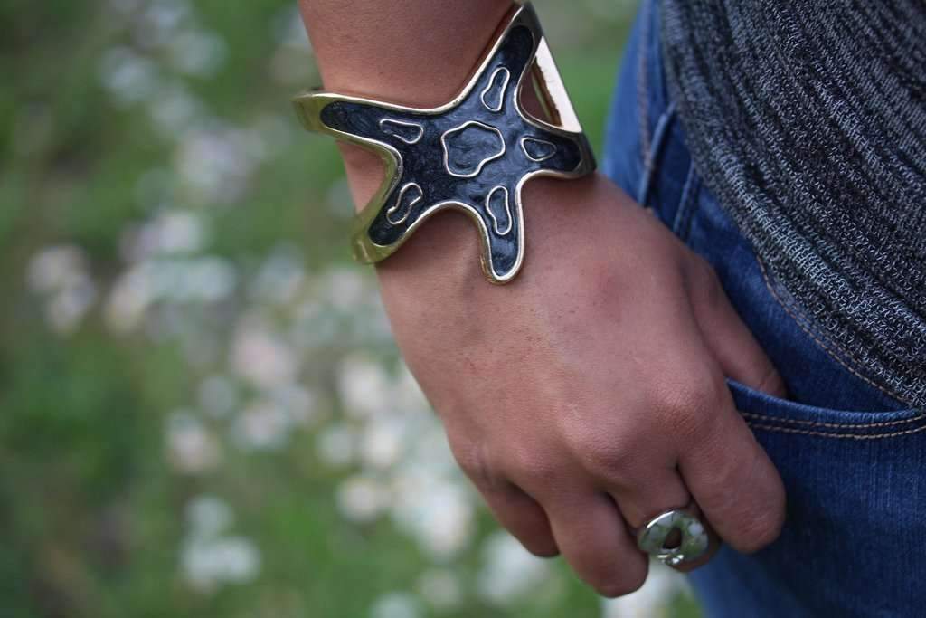 Starfish Glitz Bangle