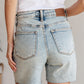 Cindy High Rise Mineral Wash Distressed Boyfriend Shorts