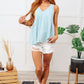 Never Second Best V-Neck Blouse in Mint