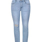Hight Waist Casual Ripped Stretchy Skinny Jeans