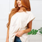 Thunder and Lightning Top in Cream