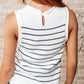 Yacht Life Striped Knit Tank