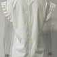 Ruffled Round Neck Cap Sleeve Blouse