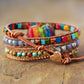 Imperial Jasper & Crystal Layered Bracelet