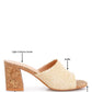 ADDIE Block Heel Slip On Sandals