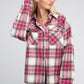 Plaid Front Pocket Shacket