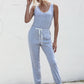 Knot Sleeveless Waist Jumpsuit