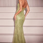 SEQUIN STRAPLESS FITTED DRESS_6