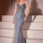 SEQUIN STRAPLESS FITTED DRESS_3