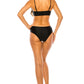 Sporty Meshed Two Piece Swimsuit