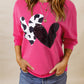 Heart Patch Long Sleeve Sweatshirt